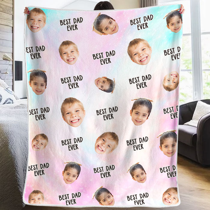 Meilleur papa de tous les temps - Couverture personnalisée - Télécharger une image, cadeau pour la famille, cadeau de Noël