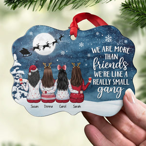 We're Like A Really Small Gang - Personalized Custom Benelux Shaped Wood Christmas Ornament - Gift For Bestie, Best Friend, Sister, Birthday Gift For Bestie And Friend, Christmas Gift