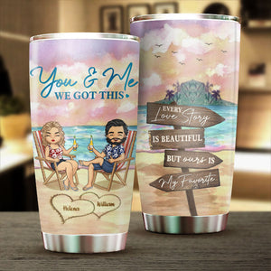 Ensemble, nous y parviendrons ! Gobelet personnalisé ! Cadeau pour couple, mari et femme