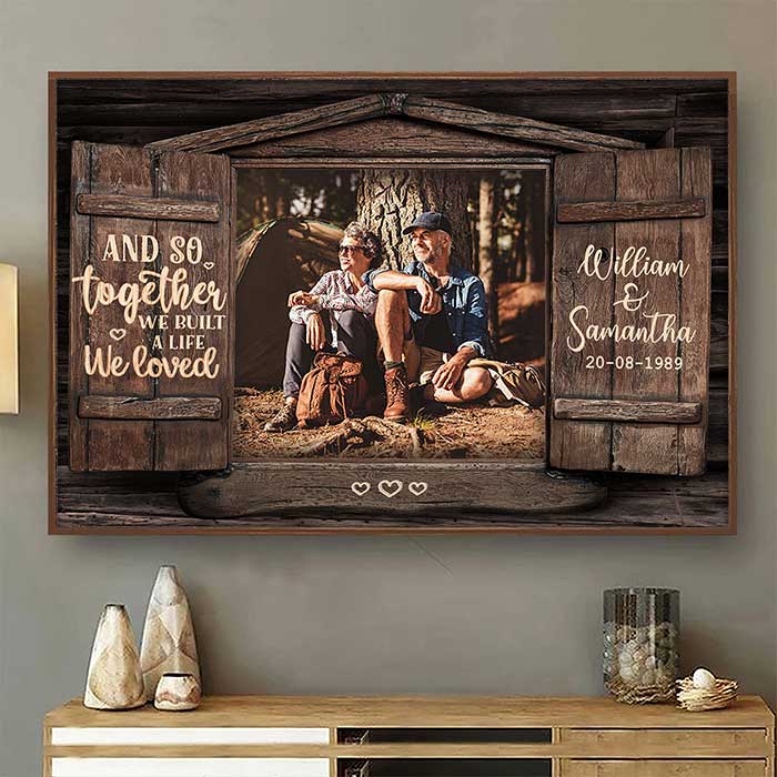 And So Together - Personalized Horizontal Poster.