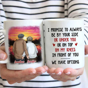 I Promise To Always Be By Your Side - Gift For Couples, Personalized Mug.
