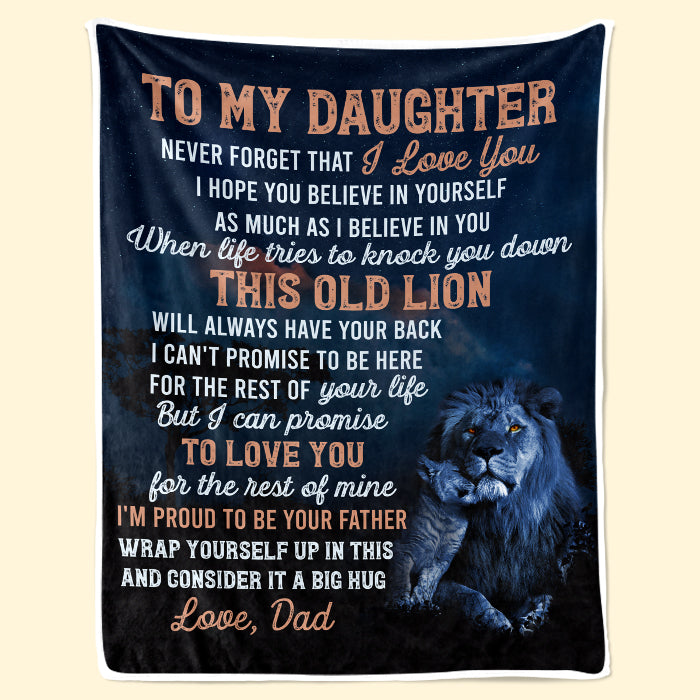 J'espère que tu crois en toi autant que je crois en toi - Couverture familiale - Cadeau pour fille de papa