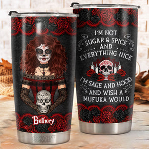 Je ne suis pas du sucre, des épices et tout ce qui est gentil - Gobelet personnalisé - Cadeau pour vous-même, cadeau d'Halloween
