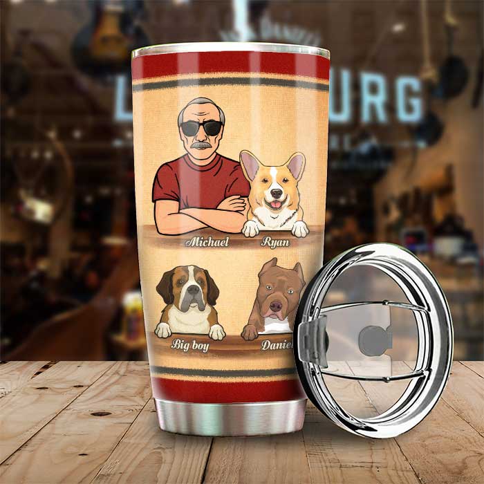 Un papa chien incroyable - Gobelet personnalisé - Cadeau pour papa