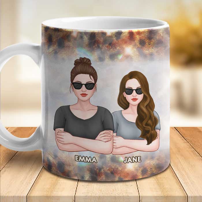 Telle mère, telle fille, oh merde - Cadeau pour maman, grand-mère - Tasse personnalisée