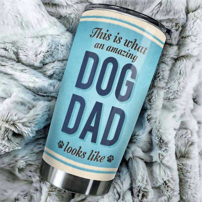 Un papa chien incroyable - Gobelet personnalisé - Cadeau pour papa