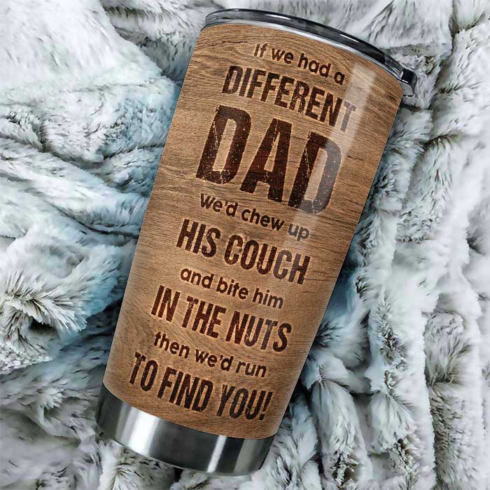 Nous courrions pour te trouver - Gobelet personnalisé - Cadeau pour papa