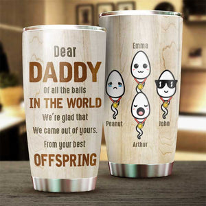 De votre meilleure progéniture - Gobelet personnalisé - Cadeau pour papa