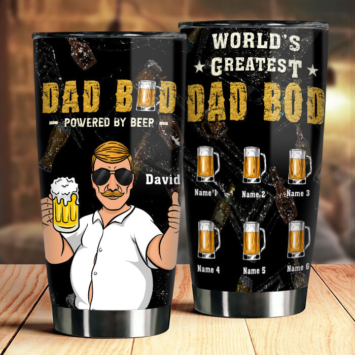 Le plus beau corps de papa du monde - Cadeau pour papa, gobelet personnalisé