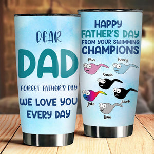 Nous aimons papa tous les jours - Gobelet personnalisé - Cadeau pour papa, cadeau pour la fête des pères