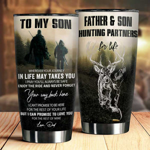 Father & Son - Hunting Partners For Life - Tumbler.