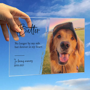 Heaven In Our Home - Upload Image, Personalized Acrylic Plaque.