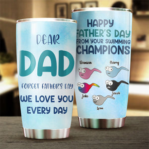 Nous aimons papa tous les jours - Gobelet personnalisé - Cadeau pour papa, cadeau pour la fête des pères