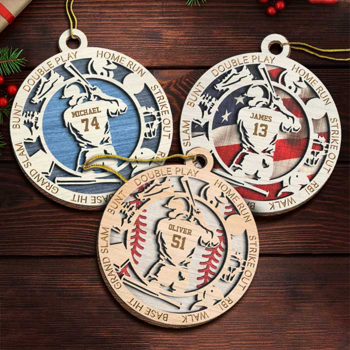 Every Strike Brings Me Closer To The Next Home Run - Baseball - Personalized Shaped Ornament.