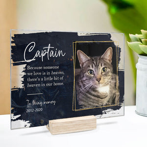 Fur Babies Forever In My Heart - Upload Image, Personalized Acrylic Plaque.
