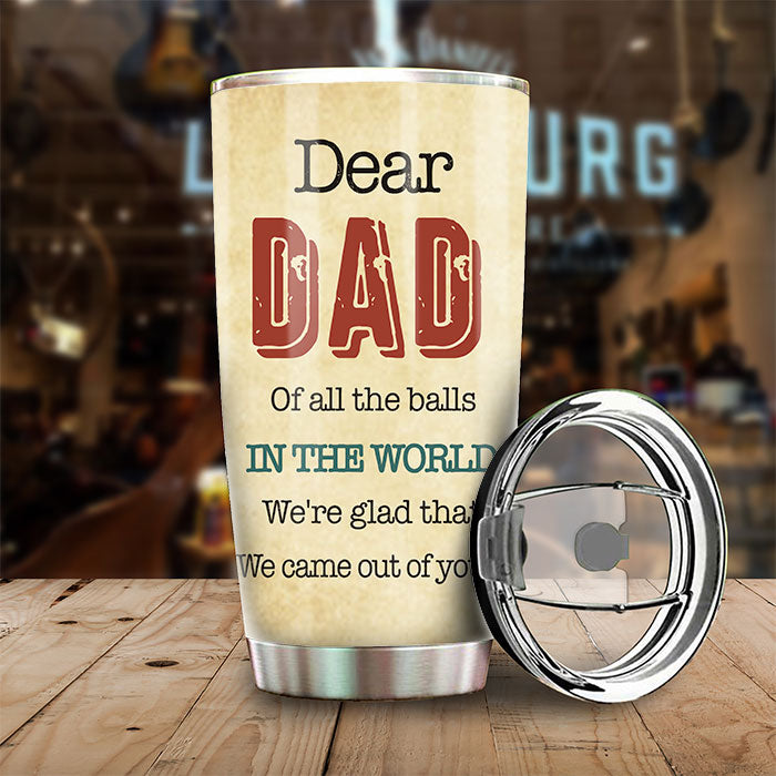 De votre meilleure progéniture - Gobelet personnalisé - Cadeau pour papa, cadeau pour la fête des pères