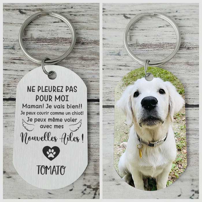Ne Pleurez Pas Pour Moi, Je Vais Bien ! - Télécharger Une Image - Personalized Keychain French.