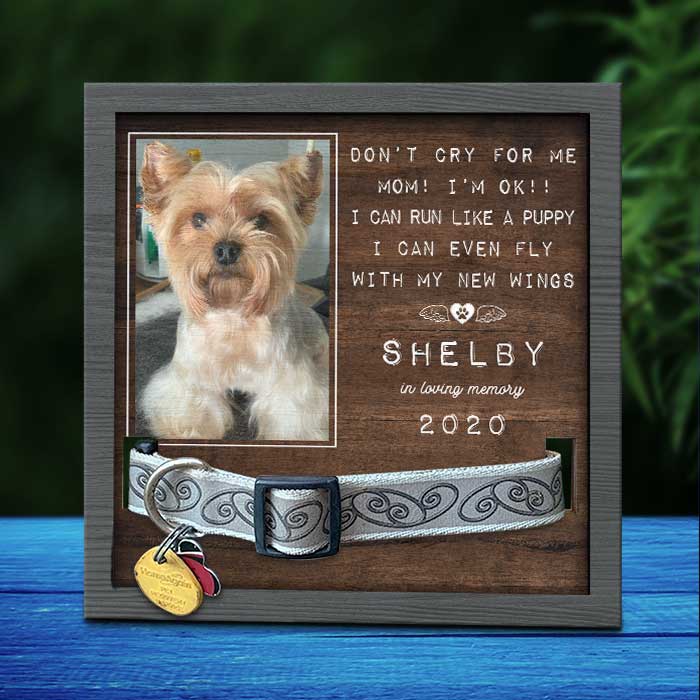 I'm Right Here Inside Your Heart - Upload Image, Personalized Memorial Pet Loss Sign (9x9 inches).