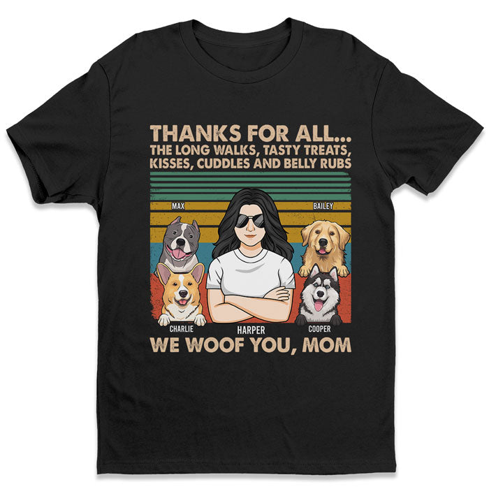 Merci pour cette longue marche ! T-shirt unisexe personnalisé, sweat à capuche, sweat-shirt pour chien ! Cadeau de Noël pour les propriétaires et les amoureux des animaux.