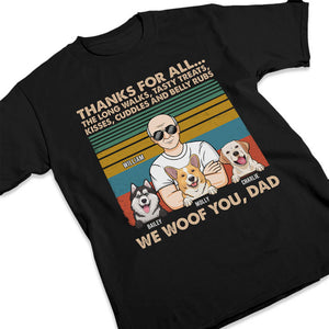 Merci pour cette longue marche ! T-shirt unisexe personnalisé, sweat à capuche, sweat-shirt pour chien ! Cadeau de Noël pour les propriétaires et les amoureux des animaux.