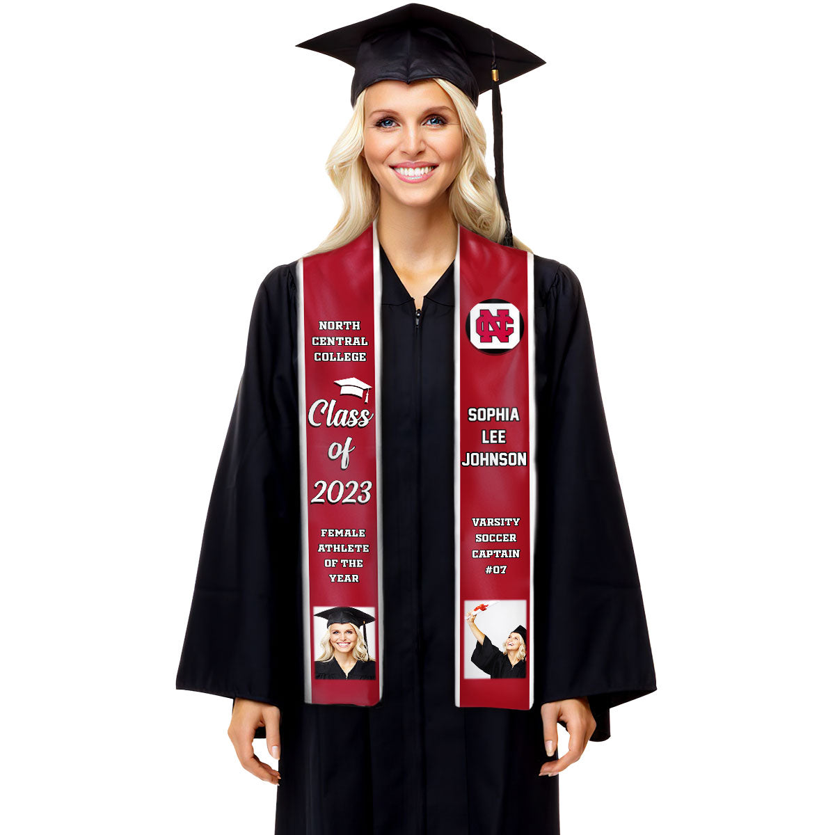 Congratulations Graduates Class of 2024, Best Gift For Graduation's Day - Upload Image - Personalized Graduation Stole