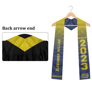 Class of 2024 Best Gift For Graduation's Day - Personalized Graduation Stole.