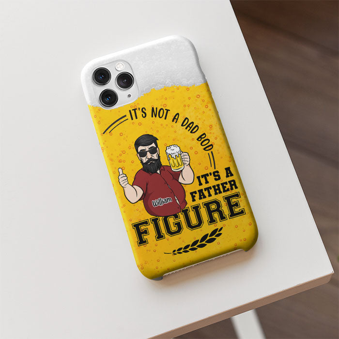 Papa Bod Figure paternelle - Cadeau pour papa, coque de téléphone personnalisée