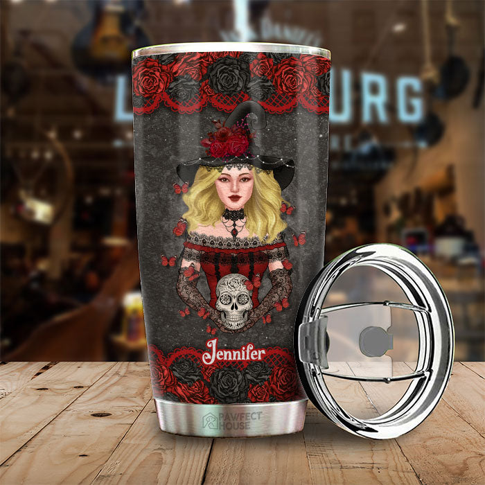 Princesse le jour, sorcière la nuit - Gobelet personnalisé - Cadeau pour vous-même, cadeau d'Halloween