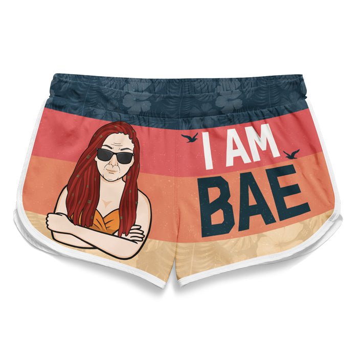 Si tu es perdu, reviens voir mon chéri ! Short de plage personnalisé pour couple ! Cadeau pour couple, mari et femme