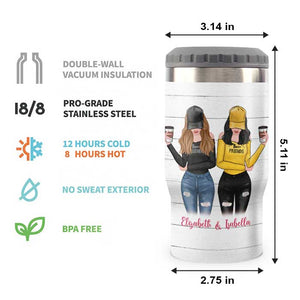 Merci d'être ma sœur non biologique - Glacière personnalisée - Cadeau pour meilleure amie