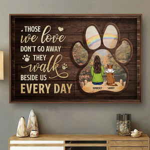 Parfois, un chien très spécial entre dans nos vies - Affiche horizontale personnalisée - Cadeau pour les amoureux des animaux