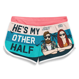 Tu es ma meilleure moitié - Short de plage personnalisé pour couple - Cadeau pour couple, mari et femme