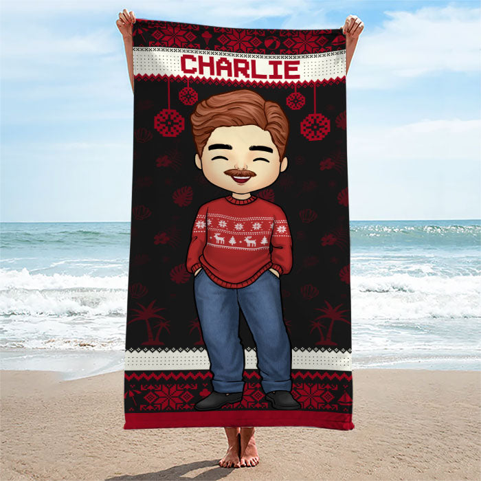 L'amitié est le plus beau cadeau de la vie - Serviette de plage personnalisée Bestie - Cadeau de Noël pour meilleures amies, meilleures amies, sœurs