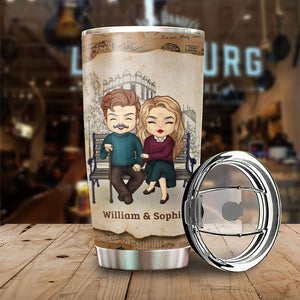 Our Love Story Is My Favorite - Gift For Couples, Personalized Tumbler.