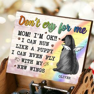 Je peux voler avec mes nouvelles ailes, maman ! Boîte à musique personnalisée ! Cadeau pour les amoureux des animaux