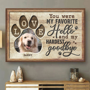 Tu aurais vécu éternellement ! Affiche horizontale personnalisée ! Télécharger une image, cadeau pour les amoureux des animaux