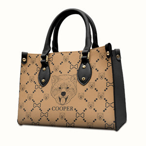 Emmenez votre chien partout où vous allez - Sac à main en cuir personnalisé - Cadeau pour les amoureux des animaux