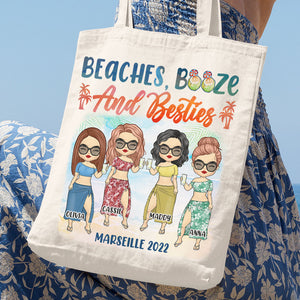 Plages et amis - Sac fourre-tout personnalisé - Cadeau pour meilleur ami