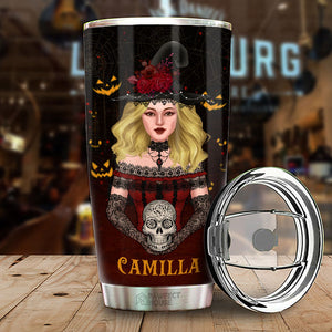 Qui a besoin d'Halloween, je suis une sorcière toute l'année - Gobelet personnalisé - Cadeau pour vous-même, cadeau d'Halloween