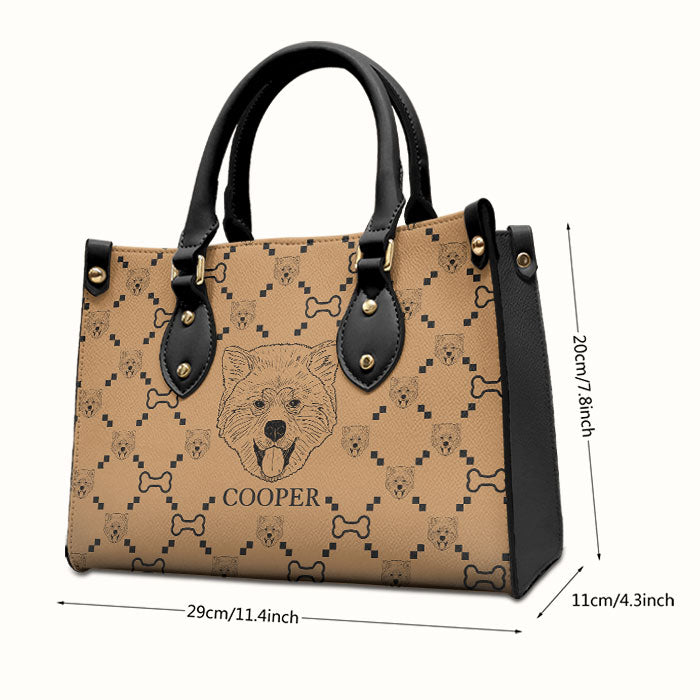 Emmenez votre chien partout où vous allez - Sac à main en cuir personnalisé - Cadeau pour les amoureux des animaux