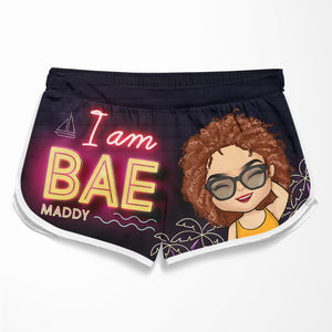 Retour à Bae, je suis Bae - Short de plage personnalisé pour couple - Cadeau pour couples, mari et femme