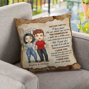 I Have Found The One Whom My Soul Loves - Gift For Couples, Personalized Pillow (Insert Included).