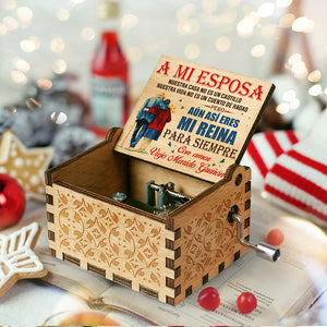 Nuestra Casa No Es Un Castillo - Caja De Música - Regalo Para Parejas, Esposo Esposa Espagnol