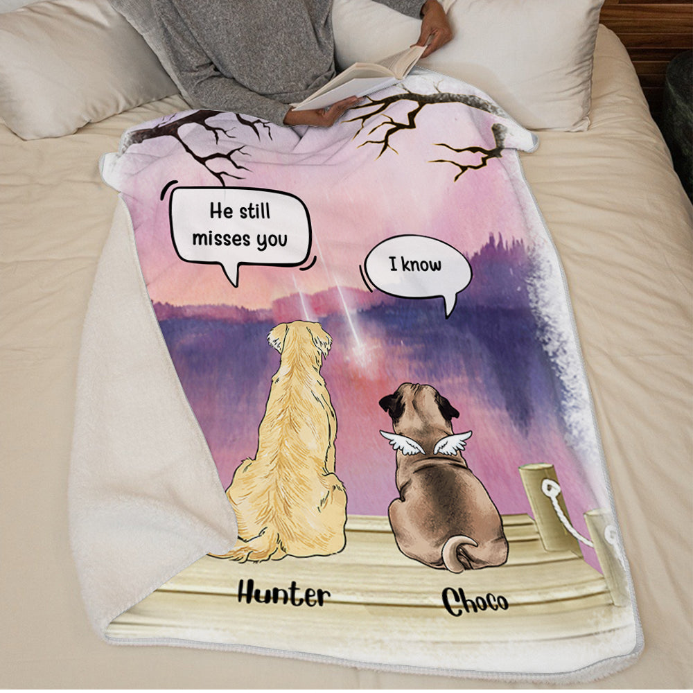 They Still Talk About You - Personalized Blanket.