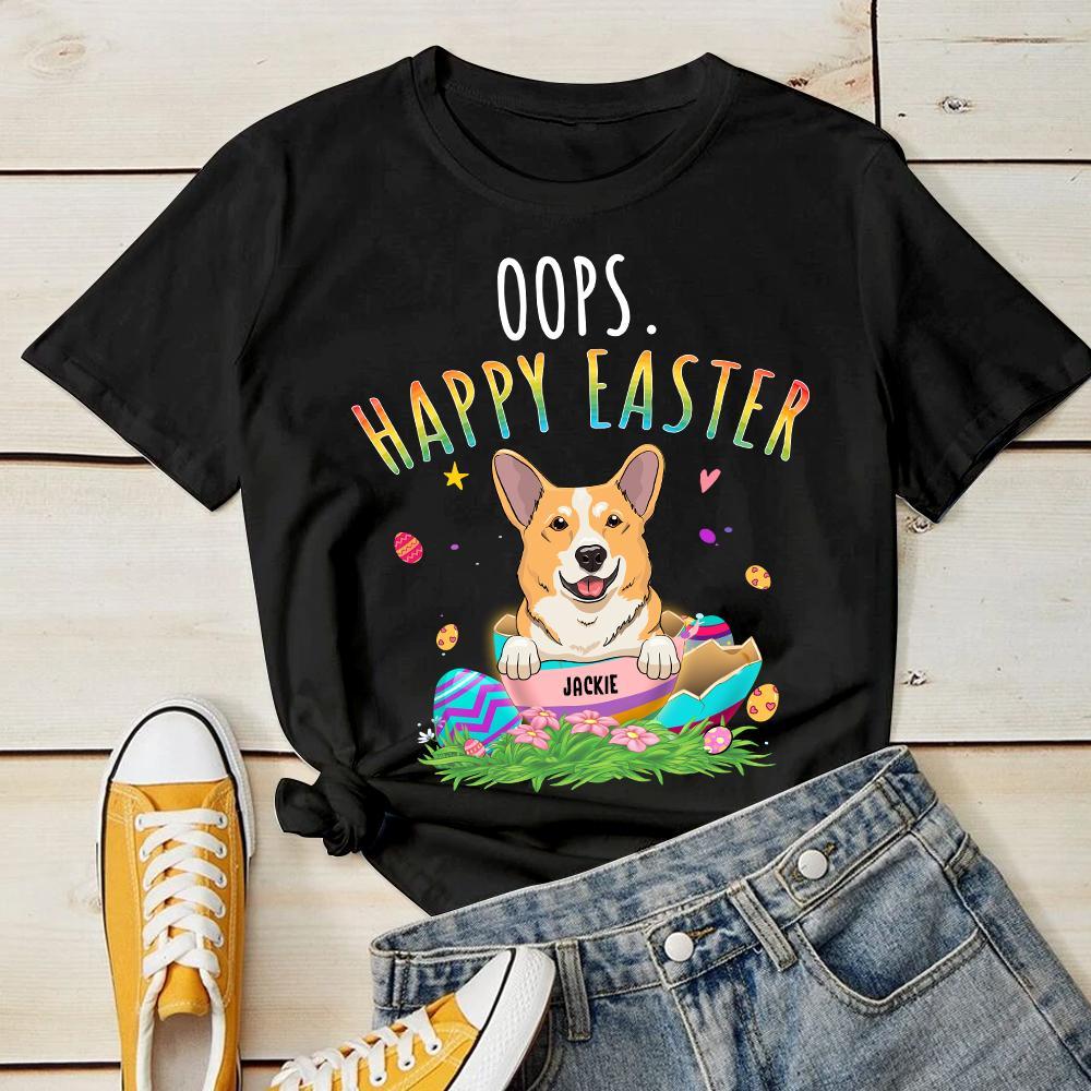 Oops Happy Easter - Personalized T-shirt.