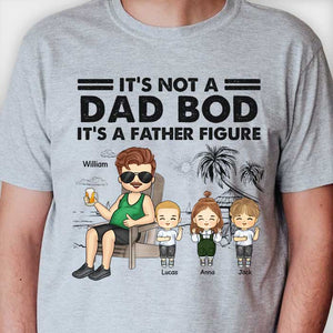 Ce n'est pas un corps de père, c'est une figure paternelle - Cadeau pour papa, grand-père - T-shirt unisexe personnalisé, sweat à capuche