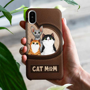 Je ne suis pas une maman ordinaire, je suis une maman chat - Cadeau pour maman chat, coque de téléphone personnalisée