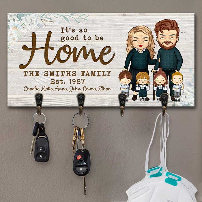C'est si bon d'être à la maison - Porte-clés personnalisé, porte-clés - Cadeau pour couple, mari et femme