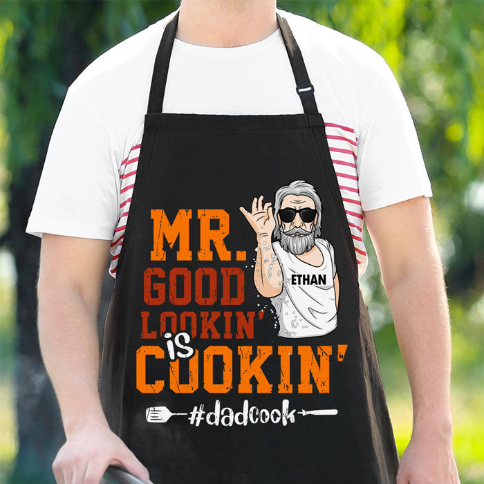 Monsieur Beau Cuisine - Cadeau pour papa, grand-père - Tablier personnalisé
