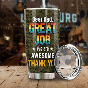Nous sommes géniaux, excellent travail papa - Gobelet personnalisé - Cadeau pour papa